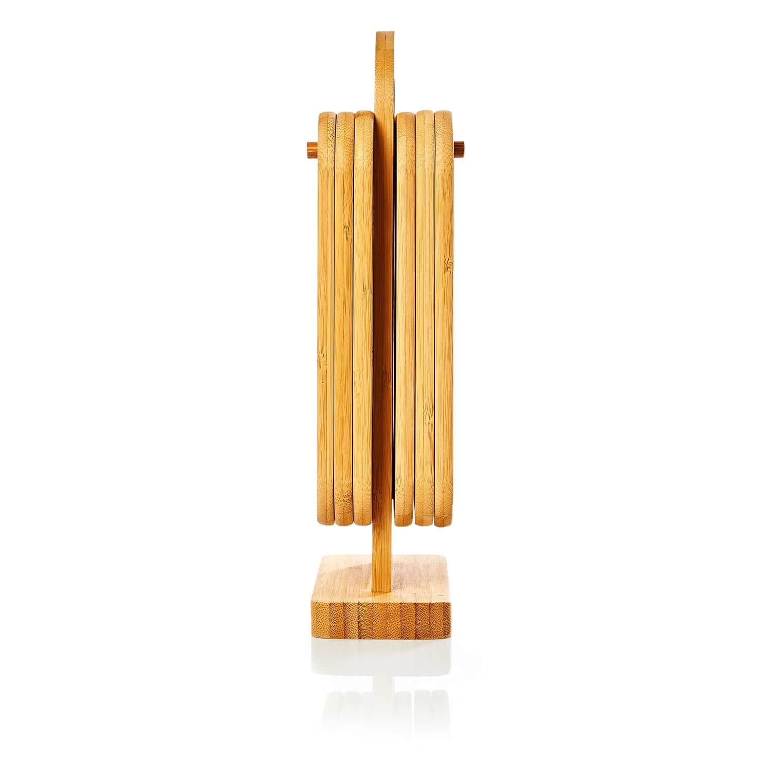 6er-Set Bambus-Frühstücksbrett Mit Ständer 22 X 0,9 X 16 Cm (BxHxT) Pflegeleicht 4 6er-Set Bambus-Frühstücksbrett Mit Ständer 22 X 0,9 X 16 Cm (BxHxT) Pflegeleicht – Bild 4