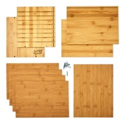 Ablagebox Briefbox Organizer 5 Fächer Maße: 30,5x24x22,5 Cm Bambus 9 Ablagebox Briefbox Organizer 5 Fächer Maße: 30,5x24x22,5 Cm Bambus -Haushaltsgeräte Geschäft 10038040 yy 0003 logo