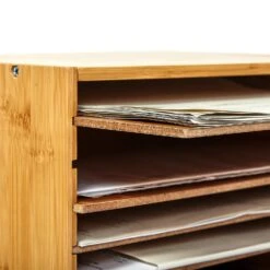 Ablagebox Briefbox Organizer 5 Fächer Maße: 30,5x24x22,5 Cm Bambus 11 Ablagebox Briefbox Organizer 5 Fächer Maße: 30,5x24x22,5 Cm Bambus -Haushaltsgeräte Geschäft 10038040 yy 0005 logo