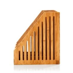 Stehsammler 3 Fächer Maße: 26,5x28x30 Cm Für DINA4-Formate Bambus -Haushaltsgeräte Geschäft 10038041 yy 0005 logo