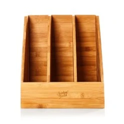 Stehsammler 3 Fächer Maße: 26,5x28x30 Cm Für DINA4-Formate Bambus -Haushaltsgeräte Geschäft 10038041 yy 0007 logo