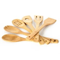 Küchenzubehör Kochlöffel Und Pfannenheber 6er-Set Nachhaltig Bambus -Haushaltsgeräte Geschäft 10038044 yy 0006 logo