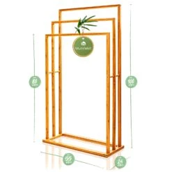 Handtuchhalter 3-fache Handtuchstange 55x100x24 Cm Treppenoptik Bambus 13 Handtuchhalter 3-fache Handtuchstange 55x100x24 Cm Treppenoptik Bambus -Haushaltsgeräte Geschäft 10038045 yy 0007 logo