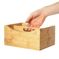 Schreibtischorganizer Stiftehalter 6 Fächer Maße: 25x12x18 Cm Bambus -Haushaltsgeräte Geschäft 10038047 yy 0005 logo