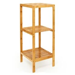 Regal Mehrzweckregal 3 Etagen 34x80x33cm (BxHxT) Kombinierbar Bambus -Haushaltsgeräte Geschäft 10038052 yy 0004 logo