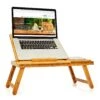 Bett-Tablett Klappbar Laptoptisch Höhenverstellbar 21-29 Cm Bambus