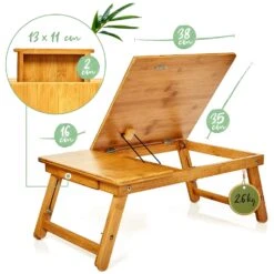 Bett-Tablett Klappbar Laptoptisch Höhenverstellbar 21-29 Cm Bambus 15 Bett-Tablett Klappbar Laptoptisch Höhenverstellbar 21-29 Cm Bambus -Haushaltsgeräte Geschäft 10038060 yy 0008 logo