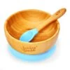 Kindergeschirr Mit Bambusschale Und Löffel 400 Ml Inkl. Saugnapf Ø: 13,7 Cm