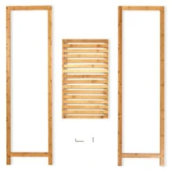 Regal Mehrzweckregal 5 Etagen 60x117,5x35cm (BxHxT) Bambus -Haushaltsgeräte Geschäft 10038074 yy 0004 logo