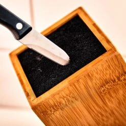 Messerblock, Schief PET-Borsteneinsatz Für 5-10 Messer, Bambus 11 Messerblock, Schief PET-Borsteneinsatz Für 5-10 Messer, Bambus -Haushaltsgeräte Geschäft 10038080 yy 0005 logo