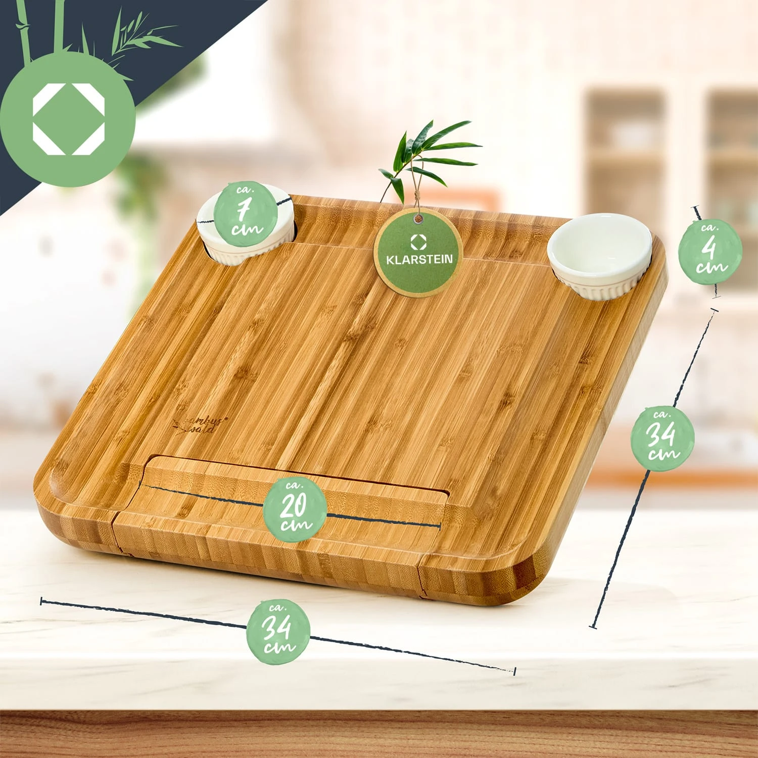 XXL-Käsebrett Schublade 34 X 4,5 X 34 Cm Käsebesteck Pflegeleicht 6 XXL-Käsebrett Schublade 34 X 4,5 X 34 Cm Käsebesteck Pflegeleicht – Bild 6