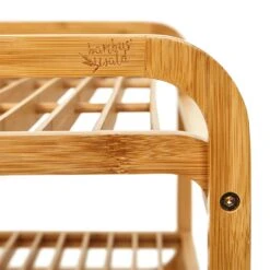 Schuhregal Mehrzweckregal 2 Etagen 6 Paar Schuhe Erweiterbar Bambus 7 Schuhregal Mehrzweckregal 2 Etagen 6 Paar Schuhe Erweiterbar Bambus -Haushaltsgeräte Geschäft 10038087 yy 0003 logo