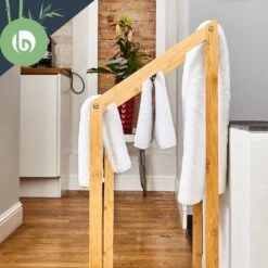 Handtuchhalter 3-fache Metallstreben 51x86x31cm Stufenenoptik Bambus 9 Handtuchhalter 3-fache Metallstreben 51x86x31cm Stufenenoptik Bambus -Haushaltsgeräte Geschäft 10038104 yy 0003 logo