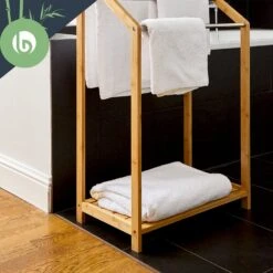 Handtuchhalter 3-fache Metallstreben 51x86x31cm Stufenenoptik Bambus 10 Handtuchhalter 3-fache Metallstreben 51x86x31cm Stufenenoptik Bambus -Haushaltsgeräte Geschäft 10038104 yy 0004 logo