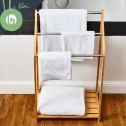 Handtuchhalter 3-fache Metallstreben 51x86x31cm Stufenenoptik Bambus 11 Handtuchhalter 3-fache Metallstreben 51x86x31cm Stufenenoptik Bambus -Haushaltsgeräte Geschäft 10038104 yy 0005 logo