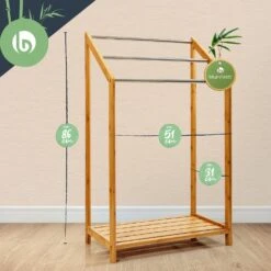 Handtuchhalter 3-fache Metallstreben 51x86x31cm Stufenenoptik Bambus 13 Handtuchhalter 3-fache Metallstreben 51x86x31cm Stufenenoptik Bambus -Haushaltsgeräte Geschäft 10038104 yy 0007 logo