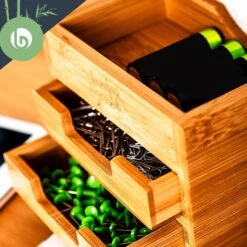 Schreibtischorganizer Mit 2 Ausziehfächern 15 X 9,5 X 12,5 Cm Bambus 7 Schreibtischorganizer Mit 2 Ausziehfächern 15 X 9,5 X 12,5 Cm Bambus -Haushaltsgeräte Geschäft 10038119 yy 0003 logo