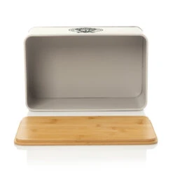 Stigby 2-in-1 Brotkasten Mit Schneidebrett Metallblech Bambus -Haushaltsgeräte Geschäft 10038121 yy 0006 logo