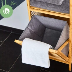 2-in-1 Standregal 2 Ablagefächer Herausnehmbarer Korb Bambus Baumwolle 11 2-in-1 Standregal 2 Ablagefächer Herausnehmbarer Korb Bambus Baumwolle -Haushaltsgeräte Geschäft 10038135 yy 0004 logo