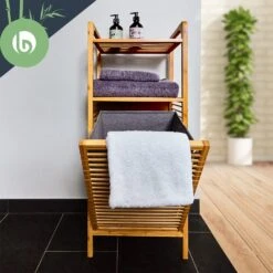 2-in-1 Standregal 2 Ablagefächer Herausnehmbarer Korb Bambus Baumwolle 13 2-in-1 Standregal 2 Ablagefächer Herausnehmbarer Korb Bambus Baumwolle -Haushaltsgeräte Geschäft 10038135 yy 0006 logo