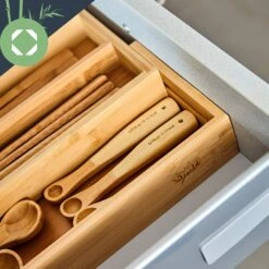 Besteckkasten 5-7 Fächer Max. 40 X 5 X 35,5 Cm Bambus 14 Besteckkasten 5-7 Fächer Max. 40 X 5 X 35,5 Cm Bambus -Haushaltsgeräte Geschäft 10038140 yy 0006 logo