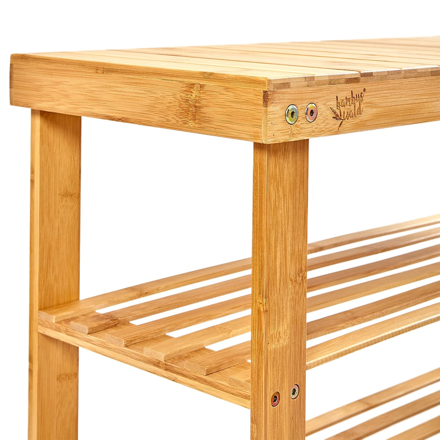 Schuhregal Mehrzweckregal Sitzbank 2 Etagen Für 8 Paar Schuhe Bambus 6 Schuhregal Mehrzweckregal Sitzbank 2 Etagen Für 8 Paar Schuhe Bambus – Bild 6