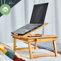 Laptoptisch Mit Lüftungsschlitzen Höhenverstellbar 58x23x29cm Bambus 10 Laptoptisch Mit Lüftungsschlitzen Höhenverstellbar 58x23x29cm Bambus -Haushaltsgeräte Geschäft 10038181 yy 0003 logo