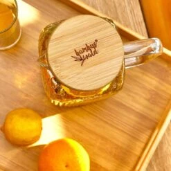 Karaffe Borosilikatglas Bambusdeckel Filteraufsatz Silikonring -Haushaltsgeräte Geschäft 10038237 yy 0006 logo