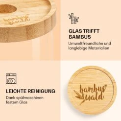 Stapelglas Mit Bambusdeckel 1700 Ml Stapelbar Luftdicht 9 Stapelglas Mit Bambusdeckel 1700 Ml Stapelbar Luftdicht -Haushaltsgeräte Geschäft 10038240 de 0004 logo