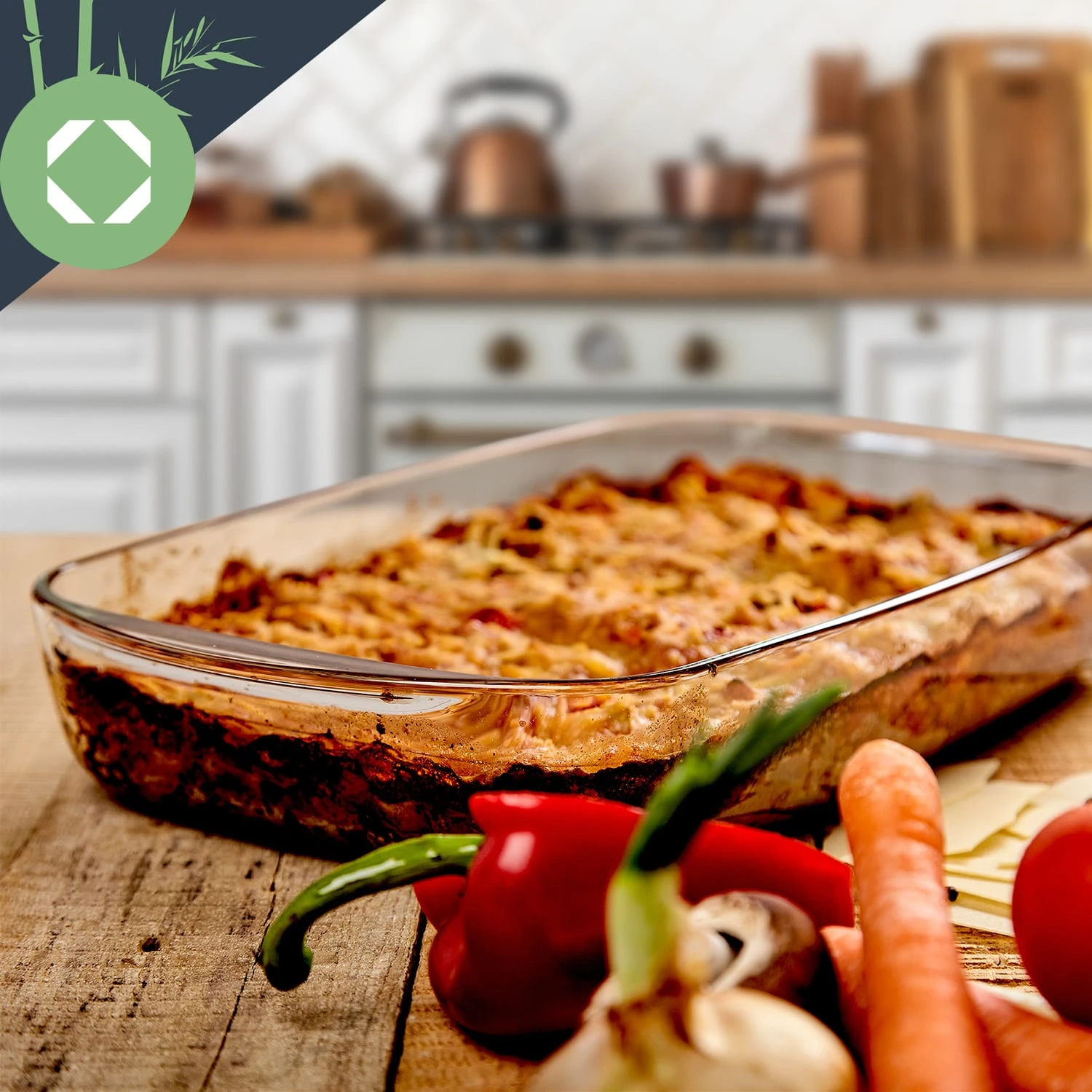 Ofenform 1600 Ml 280 X 50 X 200 Mm Hochwertiges Glas 6 Ofenform 1600 Ml 280 X 50 X 200 Mm Hochwertiges Glas – Bild 6