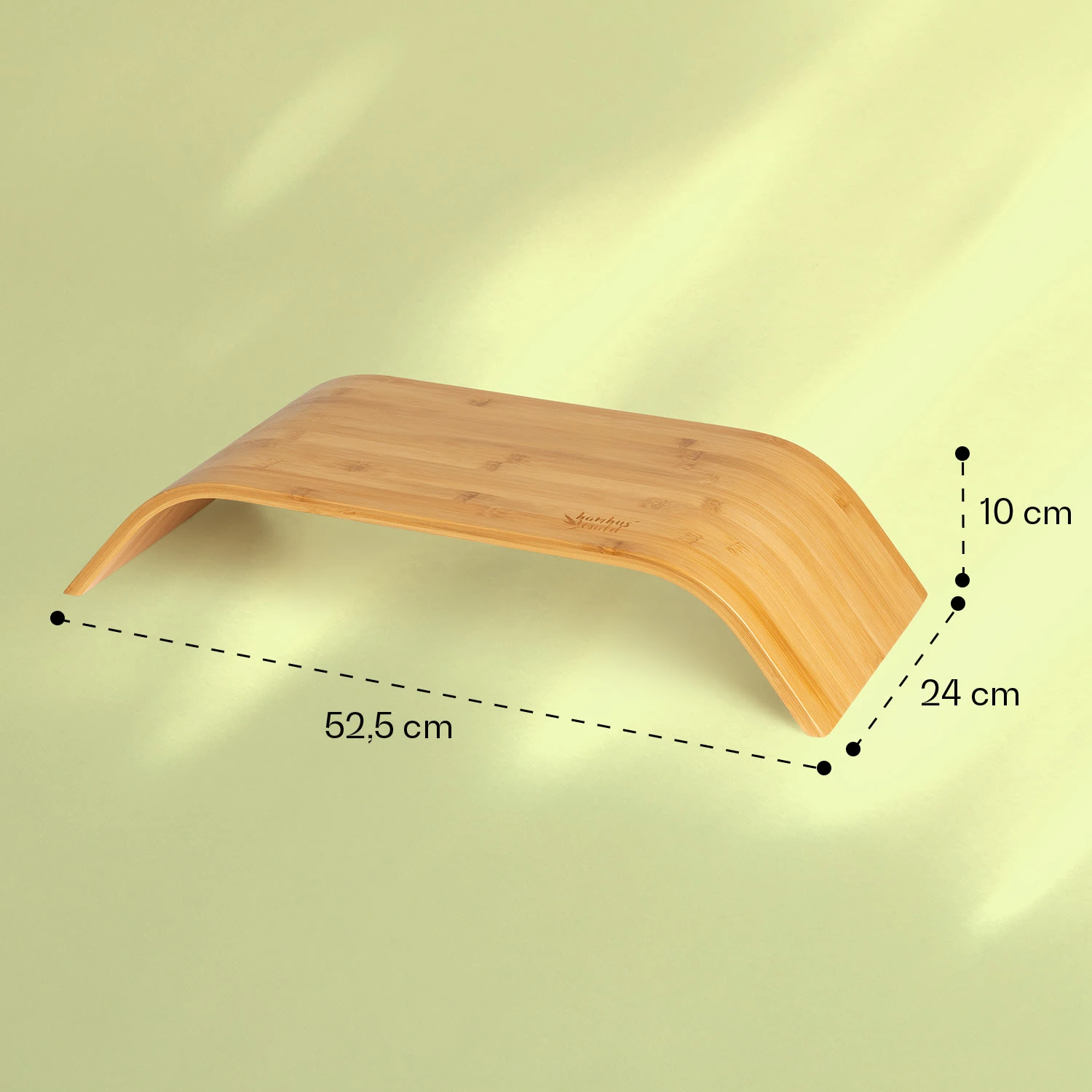 Design-Monitorhalter 52,5x10x24 Cm Belastbar Mit 12 Kg Bis 12" Bambus 6 Design-Monitorhalter 52,5x10x24 Cm Belastbar Mit 12 Kg Bis 12" Bambus – Bild 6