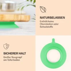 Kindergeschirr Bambusteller & Löffel 250 Ml Inkl. Saugnapf 18 X 18 Cm 8 Kindergeschirr Bambusteller & Löffel 250 Ml Inkl. Saugnapf 18 X 18 Cm -Haushaltsgeräte Geschäft 10038291 de 0003 logo