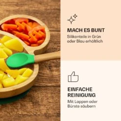 Kindergeschirr Bambusteller & Löffel 250 Ml Inkl. Saugnapf 18 X 18 Cm 10 Kindergeschirr Bambusteller & Löffel 250 Ml Inkl. Saugnapf 18 X 18 Cm -Haushaltsgeräte Geschäft 10038291 de 0005 logo