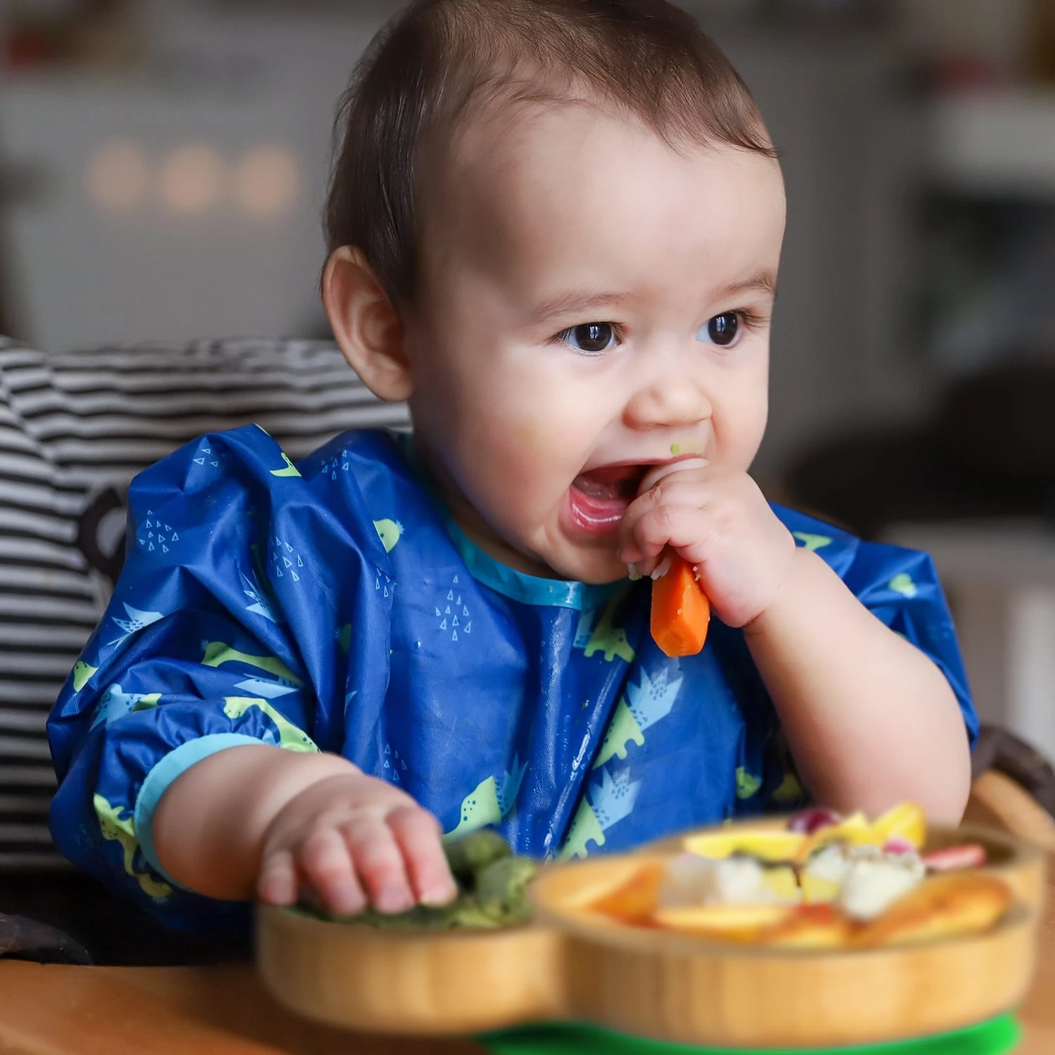 Kindergeschirr Bambusteller & Löffel 250 Ml Inkl. Saugnapf 18 X 18 Cm 2 Kindergeschirr Bambusteller & Löffel 250 Ml Inkl. Saugnapf 18 X 18 Cm – Bild 2