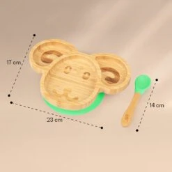 Kindergeschirr Bambusteller & Löffel 250 Ml Inkl. Saugnapf 18 X 18 Cm 11 Kindergeschirr Bambusteller & Löffel 250 Ml Inkl. Saugnapf 18 X 18 Cm -Haushaltsgeräte Geschäft 10038291 yy 0006 logo