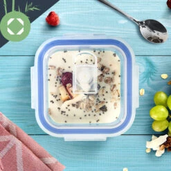 Quadratische Glasbox 800 Ml, 620 Ml, 320 Ml Mit Deckel Luftdicht Auslaufsicher 12 Quadratische Glasbox 800 Ml, 620 Ml, 320 Ml Mit Deckel Luftdicht Auslaufsicher -Haushaltsgeräte Geschäft 10038294 yy 0005 logo