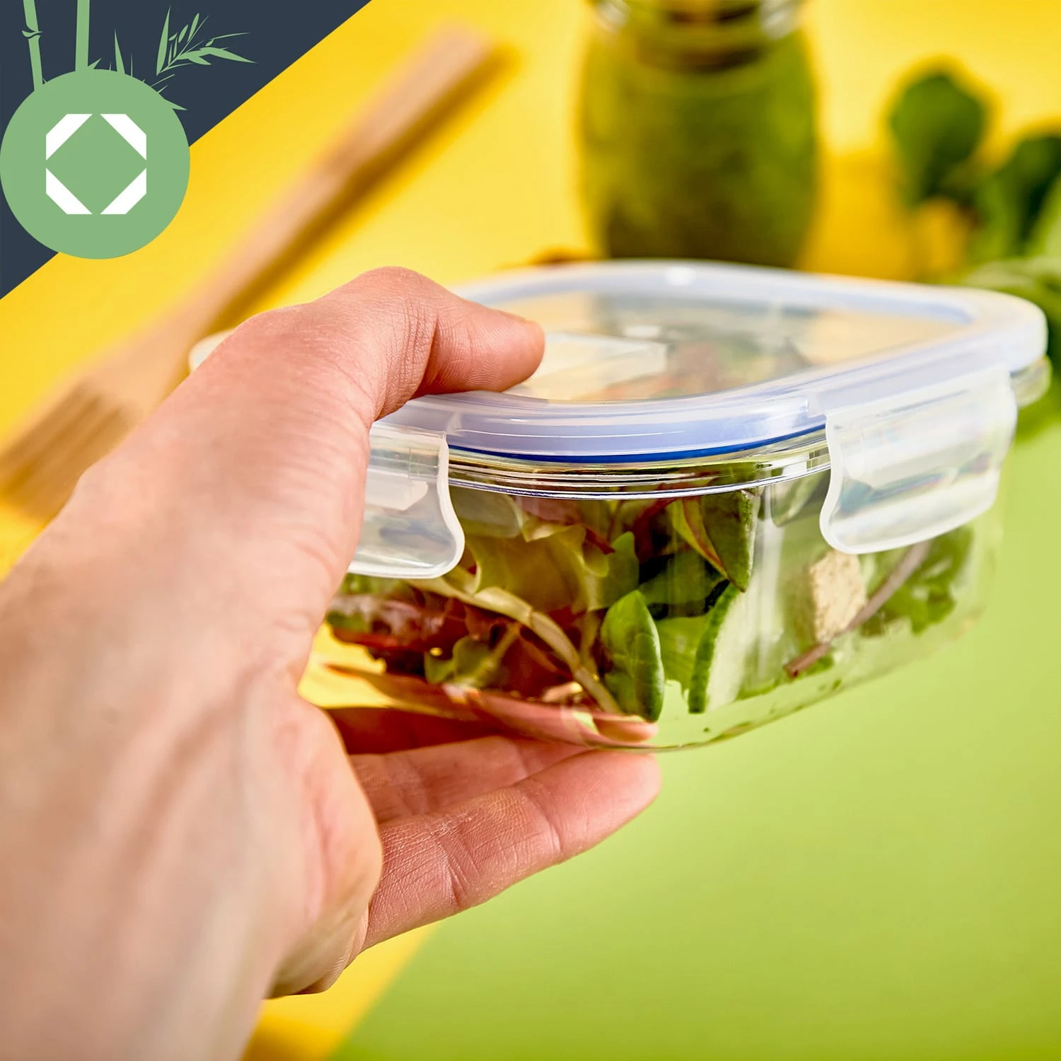 Quadratische Glasbox 800 Ml, 620 Ml, 320 Ml Mit Deckel Luftdicht Auslaufsicher 7 Quadratische Glasbox 800 Ml, 620 Ml, 320 Ml Mit Deckel Luftdicht Auslaufsicher – Bild 7