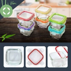 Mini Frischhaltedosen 6er-Set Je 160ml Spülmaschinenfest Auslaufsicher 10 Mini Frischhaltedosen 6er-Set Je 160ml Spülmaschinenfest Auslaufsicher -Haushaltsgeräte Geschäft 10038297 yy 0003 logo