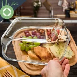 Glas-Servierplatte Luftdicht Geschmacksneutral Spülmaschinenfest -Haushaltsgeräte Geschäft 10038308 yy 0003 logo