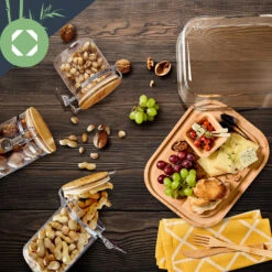 Glas-Servierplatte Luftdicht Geschmacksneutral Spülmaschinenfest -Haushaltsgeräte Geschäft 10038308 yy 0005 logo