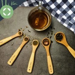 Messlöffel-Set Back- Und Kochbesteck Ideales Abmessen 5er-Set Bambus -Haushaltsgeräte Geschäft 10038313 yy 0003 logo