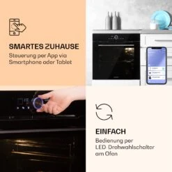 Illuminosa Smart Einbaubackofen 2800W 11 Funktionen App-Steuerung -Haushaltsgeräte Geschäft 10038335 de 0003 logo