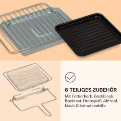 AeroVital Jumbo 3-in-1 Heißluftfritteuse Toaster Dörrautomat 1550 W 18 Liter -Haushaltsgeräte Geschäft 10038339 de 0007 logo