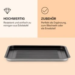 AeroVital Jumbo Heißluftfritteuse Backblech Edelstahl -Haushaltsgeräte Geschäft 10038342 de 0003 logo