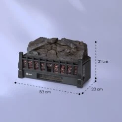 Kamini FXL 2G Elektrischer Kamin Kamineinsatz 1800 W LED-3D-Flammenillusion -Haushaltsgeräte Geschäft 10038365 yy 0007 logo