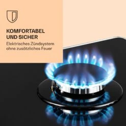 Victoria 5 Gaskochfeld 5-flammig Sabaf-Brenner Glaskeramik Retro-Look -Haushaltsgeräte Geschäft 10038376 de 0004 logo