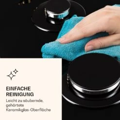 Victoria 5 Gaskochfeld 5-flammig Sabaf-Brenner Glaskeramik Retro-Look -Haushaltsgeräte Geschäft 10038376 de 0007 logo