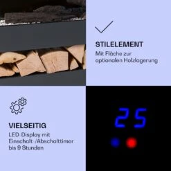 Studio Light & Fire 3 Smart Kamin 1000/2000W MDF WiFi-Steuerung -Haushaltsgeräte Geschäft 10038384 de 0004 logo