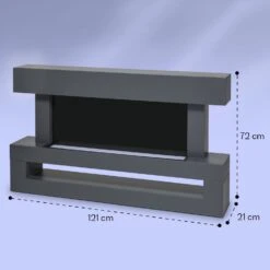 Studio Light & Fire 3 Smart Kamin 1000/2000W MDF WiFi-Steuerung -Haushaltsgeräte Geschäft 10038384 yy 0007 logo