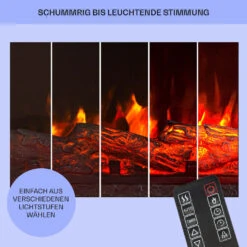 Studio Light & Fire 1 Smart Kamin 1000/2000W MDF WiFi-Steuerung -Haushaltsgeräte Geschäft 10038385 de 0008 usp